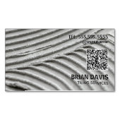 タイル表示サービスカスタムタイルQR マグネット名刺 (正面)