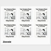 タイル表示サービス漫画のシール スクエアシール (シート)