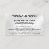 タイル表示サービス – タイル画層 名刺 (裏面)