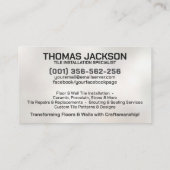 タイル表示サービス – タイル画層 名刺 (裏面)