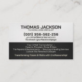 タイル表示サービス – タイル画層 名刺 (裏面)