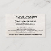 タイル表示サービス – タイル画層 名刺 (裏面)