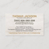 タイル表示サービス – タイル画層 名刺 (裏面)