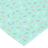 タイル貼りパーティーティール（緑がかった色） テーブルクロス (アングル)