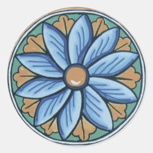 タイル貼り ラウンドシール (正面)