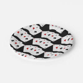 タイル遊カードacesパーティー紙プレート ペーパープレート