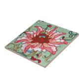 タイル（ギリシャの花） RFPMDesigns ©️ 2024 タイル (側面)