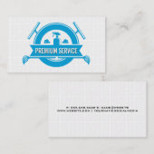 タイル |クリーナーメイド | Mops and Spray 名刺 (正面/裏面)