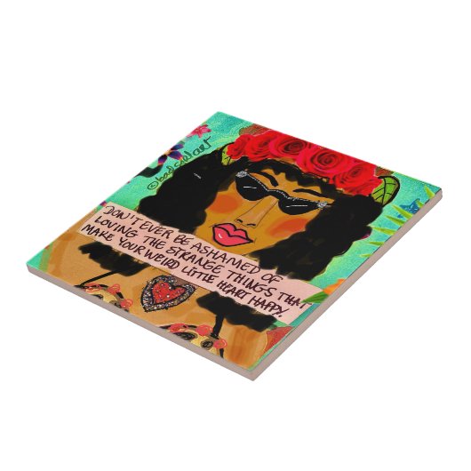 タイル/コースター/五徳セラミックタイル タイル (側面)