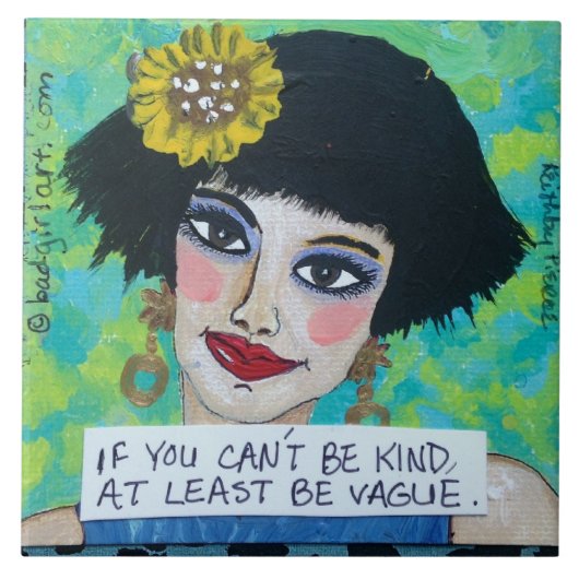 タイル・トリベット・ウォール・アート・セラミック・タイル タイル (正面)