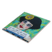 タイル・トリベット・ウォール・アート・セラミック・タイル タイル (側面)