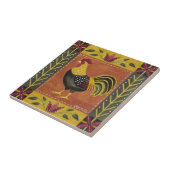 タイル - ファームハウス ニワトリの雄 (側面)