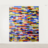 タイル プライマリー カラー ビルディング ブロック タペストリー (正面)