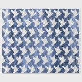 タイル・ホワイト・ド結婚ブ・ラスティック ラッピングペーパー (フラット)