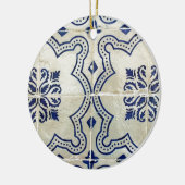 タイル，ポルトガルのタイル陶磁器オーナメント セラミックオーナメント (左)