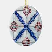 タイル,ポルトガルのタイル陶磁器オーナメント セラミックオーナメント (右)