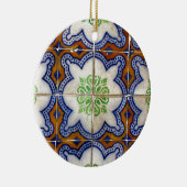 タイル，ポルトガルのタイル陶磁器オーナメント セラミックオーナメント (右)