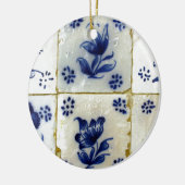 タイル,ポルトガルのタイル陶磁器オーナメント セラミックオーナメント (左)