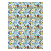 タイル，モザイク，アズレホ，キルト，ポルトガル語，マジョリカ テーブルクロス (正面)