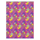 タイル，モザイク，アズレホ，レモン，柑橘類，マジョリカ，    テーブルクロス (正面)