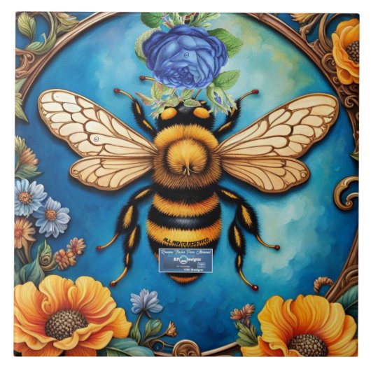 タイル(ラバラ) RFPMDesigns ©️ 2024 タイル (正面)