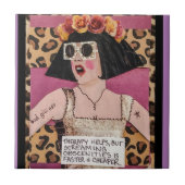 タイル、五徳 – タイル (正面)