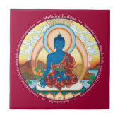タイル-信念の薬仏 タイル (正面)