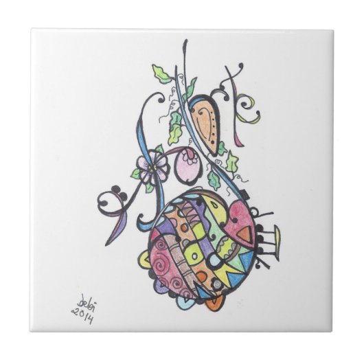 タイル:  原動力 タイル (正面)