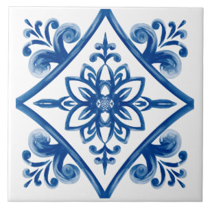 タイル，地中海のシチリアのタイル，マジョリカ  タイル
