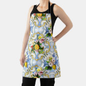 タイル、地中海のマジョリカ、シチリアスタイル     エプロン (インサイチュ)