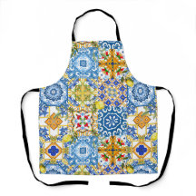 タイル、地中海のマジョリカ、シチリアスタイル