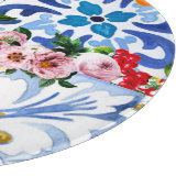 タイル、地中海のマジョリカ、シチリアスタイル    カッティングボード (角)