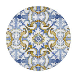 タイル、地中海のマジョリカ、シチリアスタイル     カッティングボード