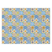 タイル、地中海のマジョリカ、シチリアスタイル テーブルクロス (正面(横))