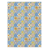 タイル、地中海のマジョリカ、シチリアスタイル テーブルクロス (正面)