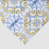 タイル、地中海のマジョリカ、シチリアスタイル    薄葉紙 (詳細)