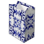 タイル、地中海のマジョリカ、シチリア島。 ミディアムペーパーバッグ (正面アングル)