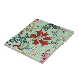 タイル（英語の花） RFPMDesigns ©️ 2024 タイル