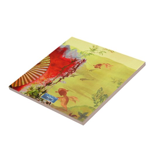 タイル(黄金の池) RFPMDesigns ©️ 2024 タイル (側面)