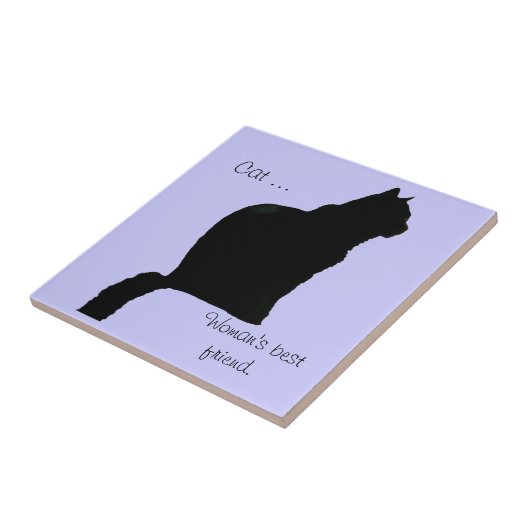 タイル – Cat ...女性の友最高の人 (側面)