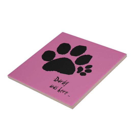 タイル – Polydactyl Paw Print (側面)