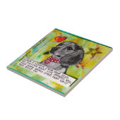 タイル、TRIVET-はあなたの犬からのレッスンを学びます タイル (側面)