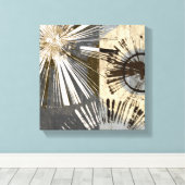 タイルIのアウトバースト キャンバスプリント (インサイチュ (ウッドフロア))