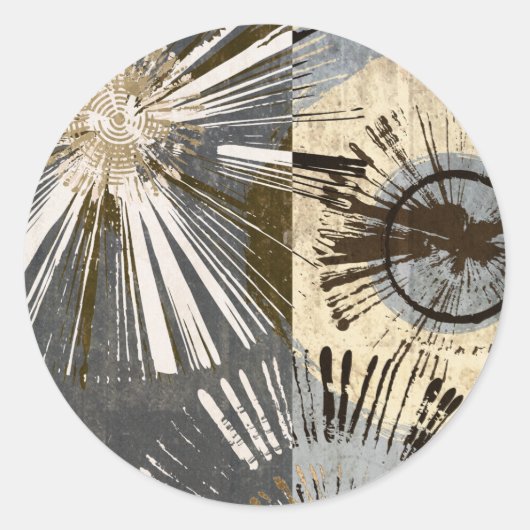 タイルIのアウトバースト ラウンドシール (正面)