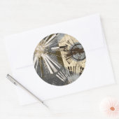 タイルIのアウトバースト ラウンドシール (封筒)