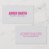 タイルIII |白 名刺 (正面/裏面)