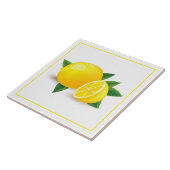 タイルTrivetレモン タイル (側面)