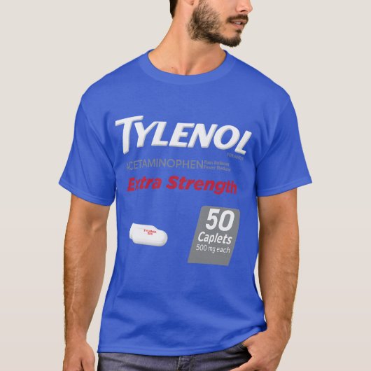 タイレノールは自閉症の原因にはなりません FDT Tシャツ (正面)