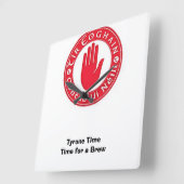 タイロンのタイムでビールを作った。 スクエア壁時計 (傾斜)