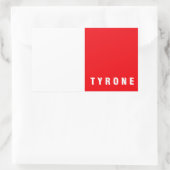 タイロン州旗北アイルランド統一された王国 長方形シール (バッグ)